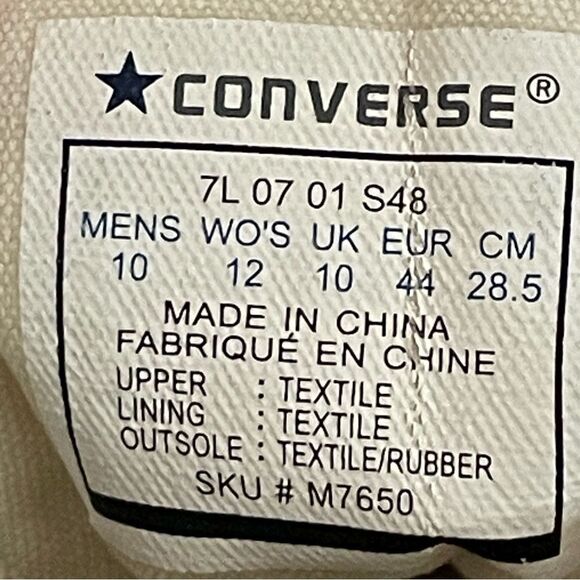 Converse Custom Painted Rose Music Piano Sneakers White Red Green Men 10 Wom 12 - Picture 14 of 14